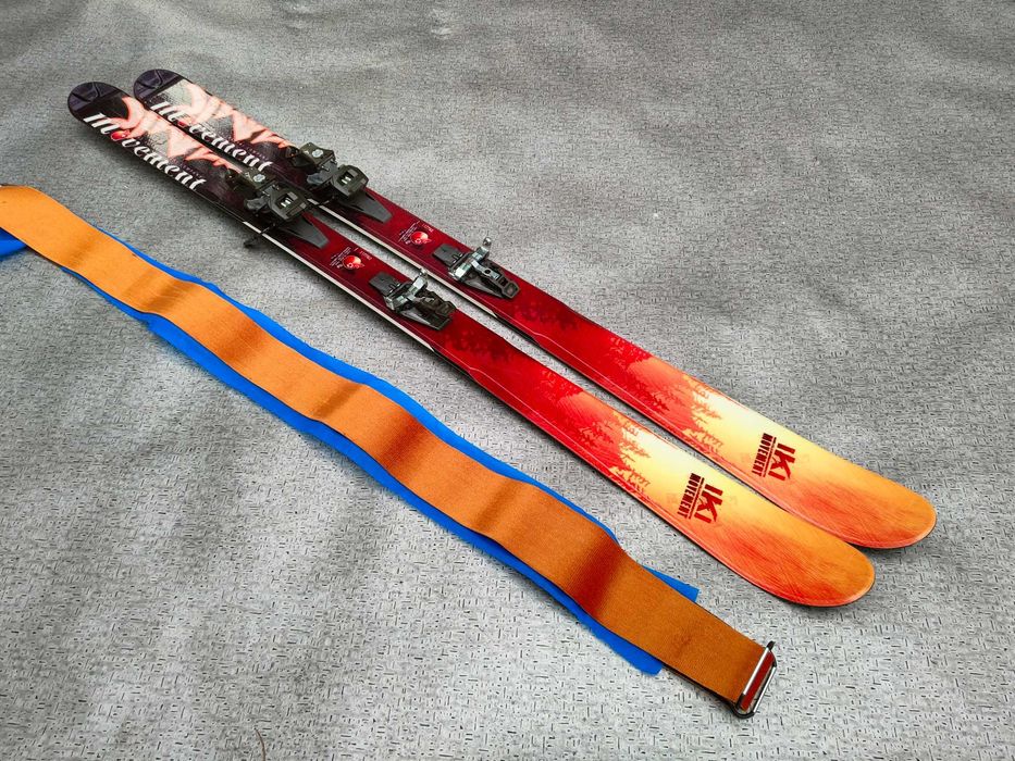Świetne skitoury MOVEMENT IKI 158 cm  + Piny DYNAFIT  i foki