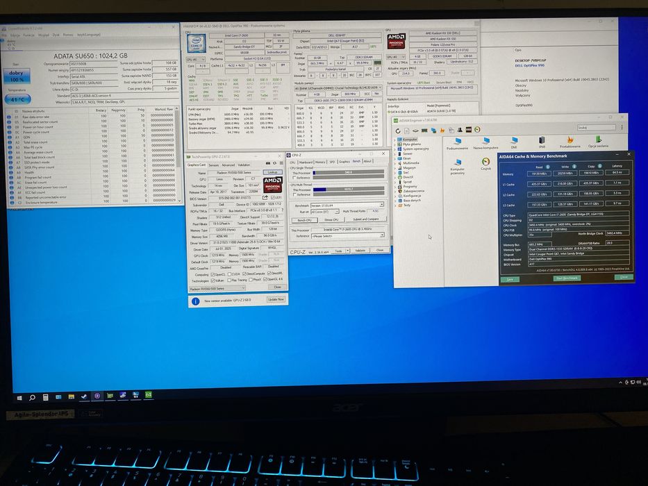 Komputer Dell Optiplex 990 | i7-2600 | RX 550 4GB | 16GB RAM | 1TB SSD