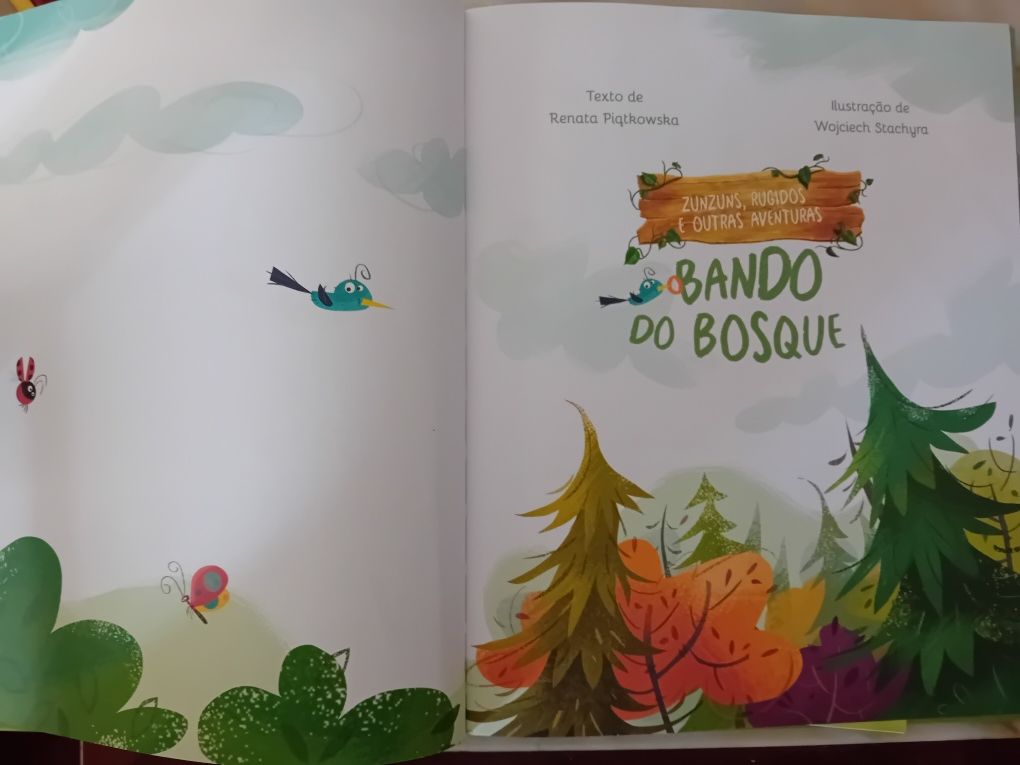 Livro Novo Criança "Bando do Bosque"