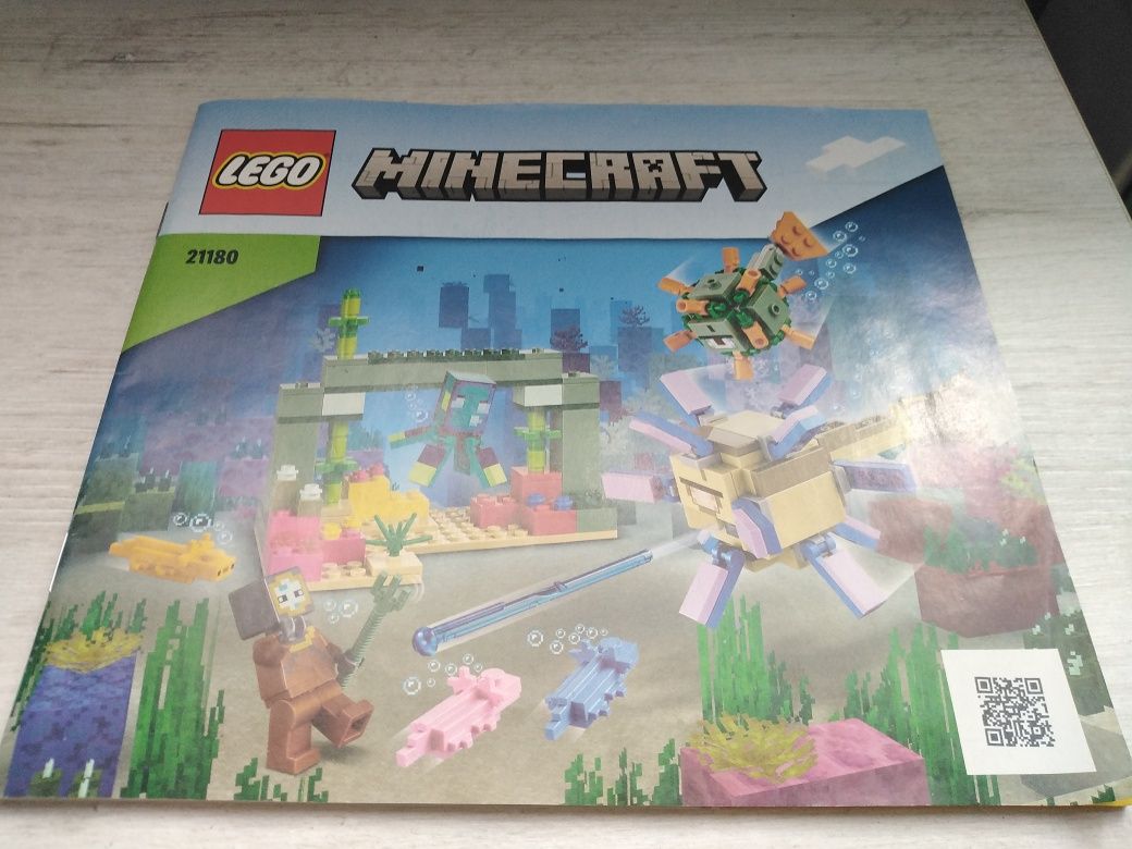 Lego 21180 Minecraft walka że strażnikami