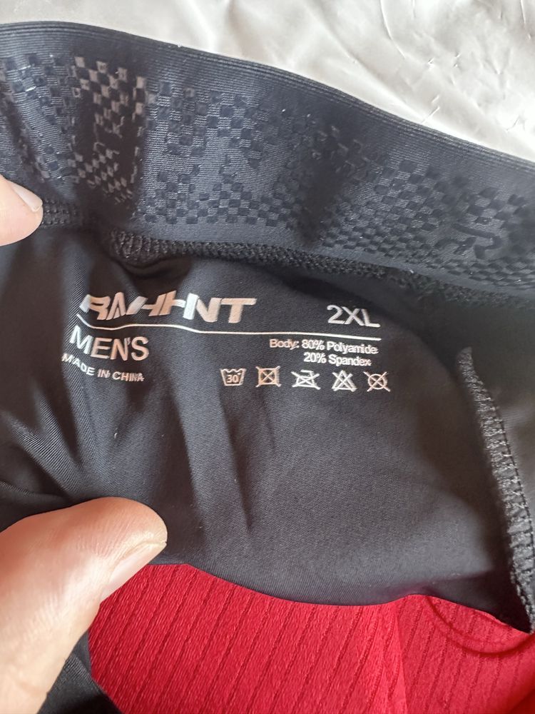 Чоловічі велосипедні шорти Rahhint з підкладкою та кишенями XXL