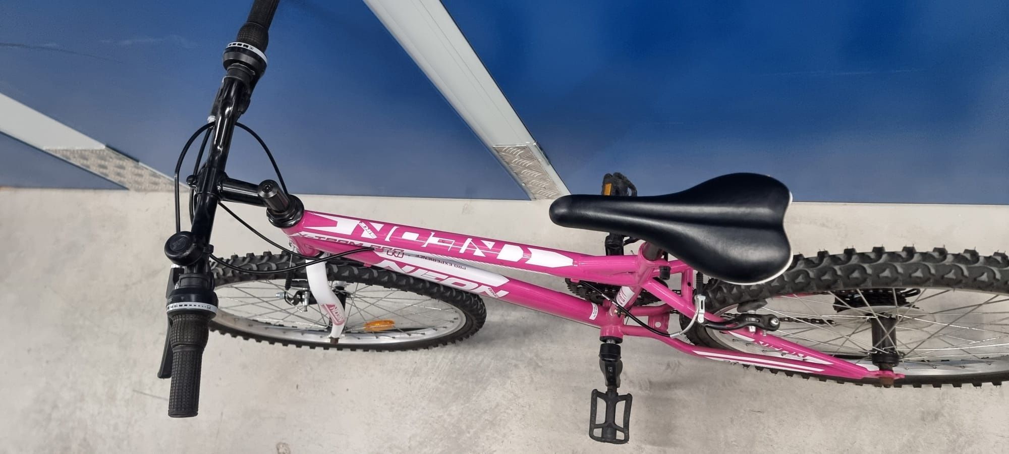 Bicicleta Criança Neon Rosa