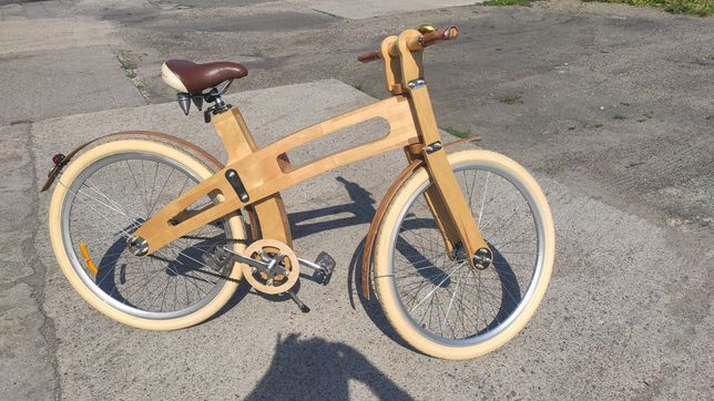 Rower ECO wykonany z drewna