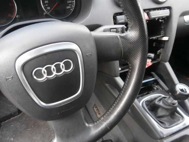 audi a3 8p kierownica skórzana trzy ramienna bez poduszki ładna