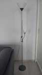 Lampa podłogowa E14 E27 podstawa szara