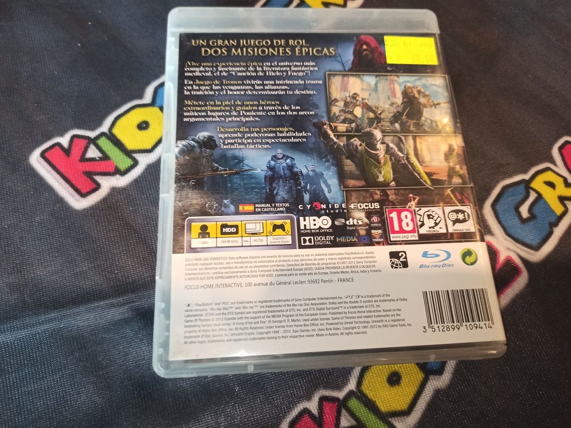 Gra o Tron PS3 gra sklep Ursus (możliwość wymiany)