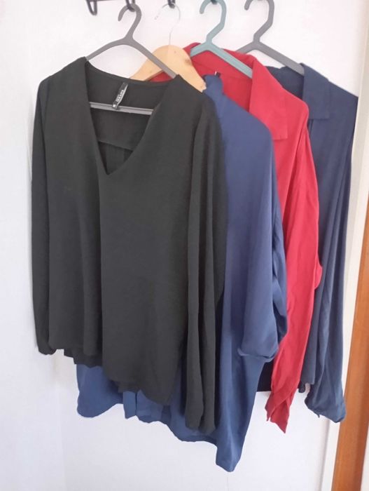 Lote de várias blusas