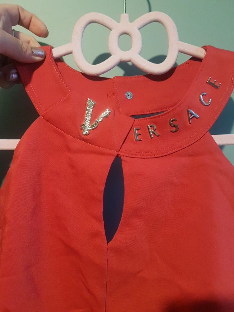 Sukienka czerwona Versace M