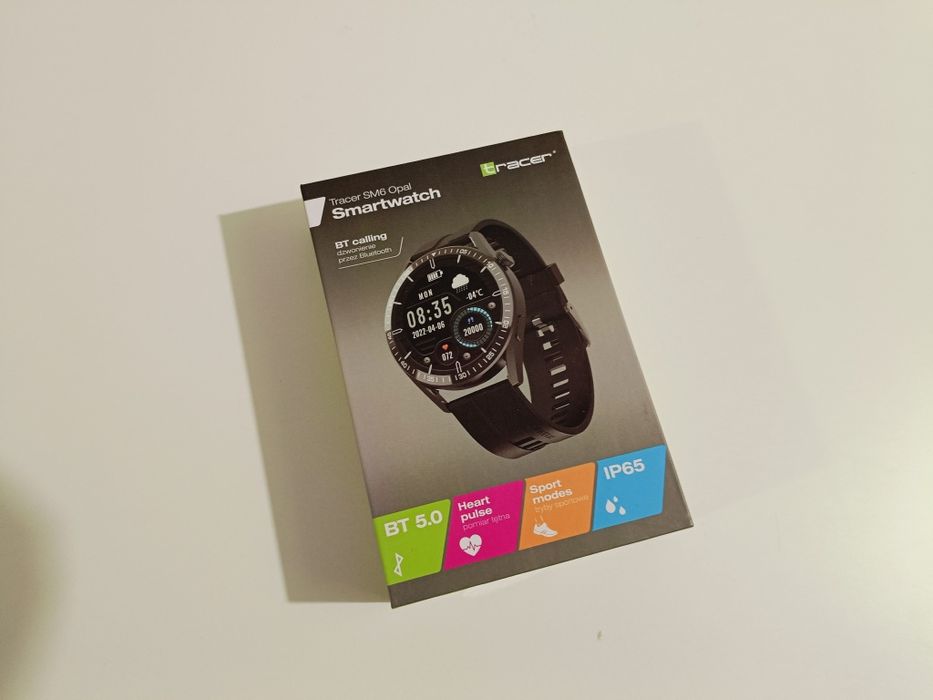 Nowy zegarek smartwatch tracer sm6 opal