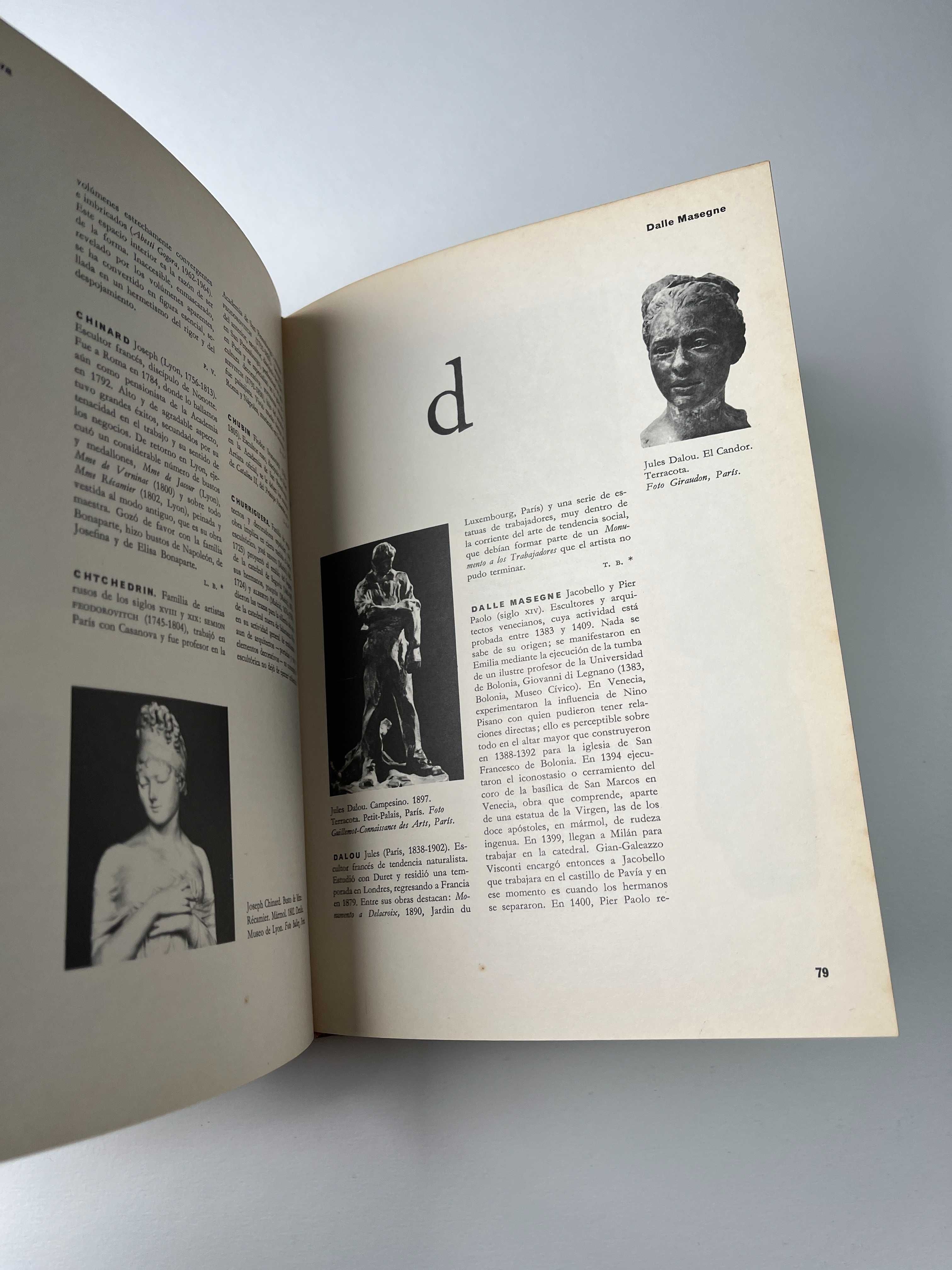 Diccionario Universal del arte y de los artistas Escultores 1970