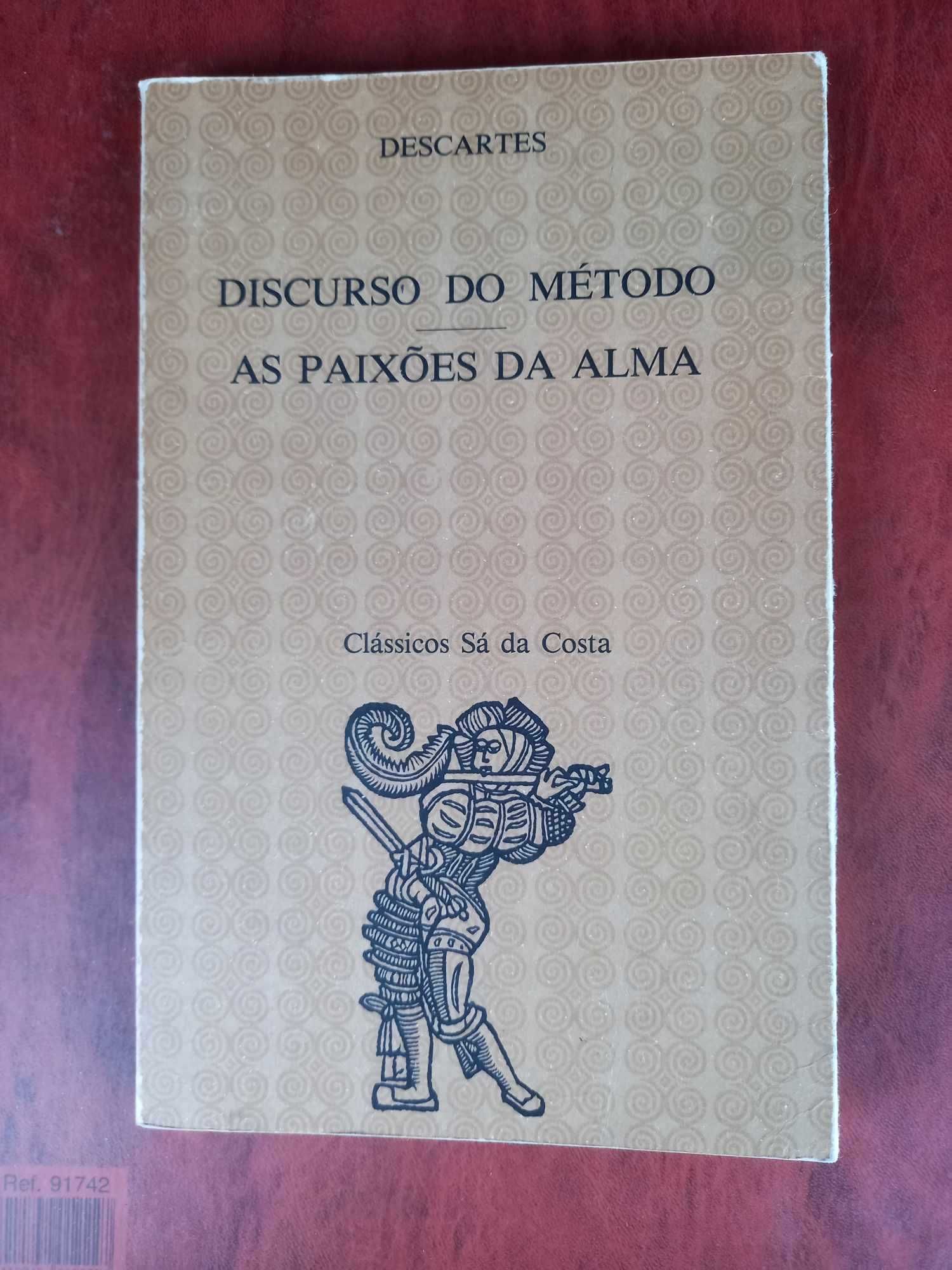 Livro Discurso do Metodo - As Paixoes da Alma