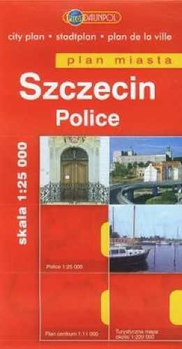 Plan miasta EuroPilot. Szczecin,Police 1:25 000 BR - praca zbiorowa