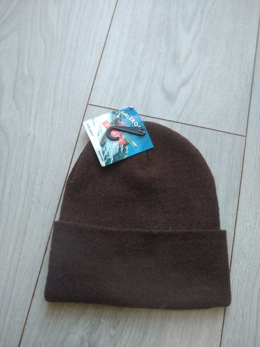 Czapka zimowa męska / NOWA brązowa