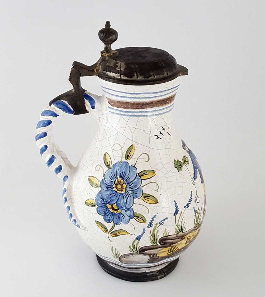 Dzban sygnowany Joseph Hannong - Strasburg czynny w latach 1766 /1780