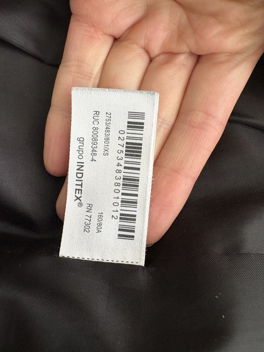 Пиджак з вовни zara розмір xs