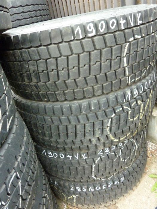 4x Opona używana ciężarowa 285/60R22.5 BRIDGESTONE 200zł(szt.) C91