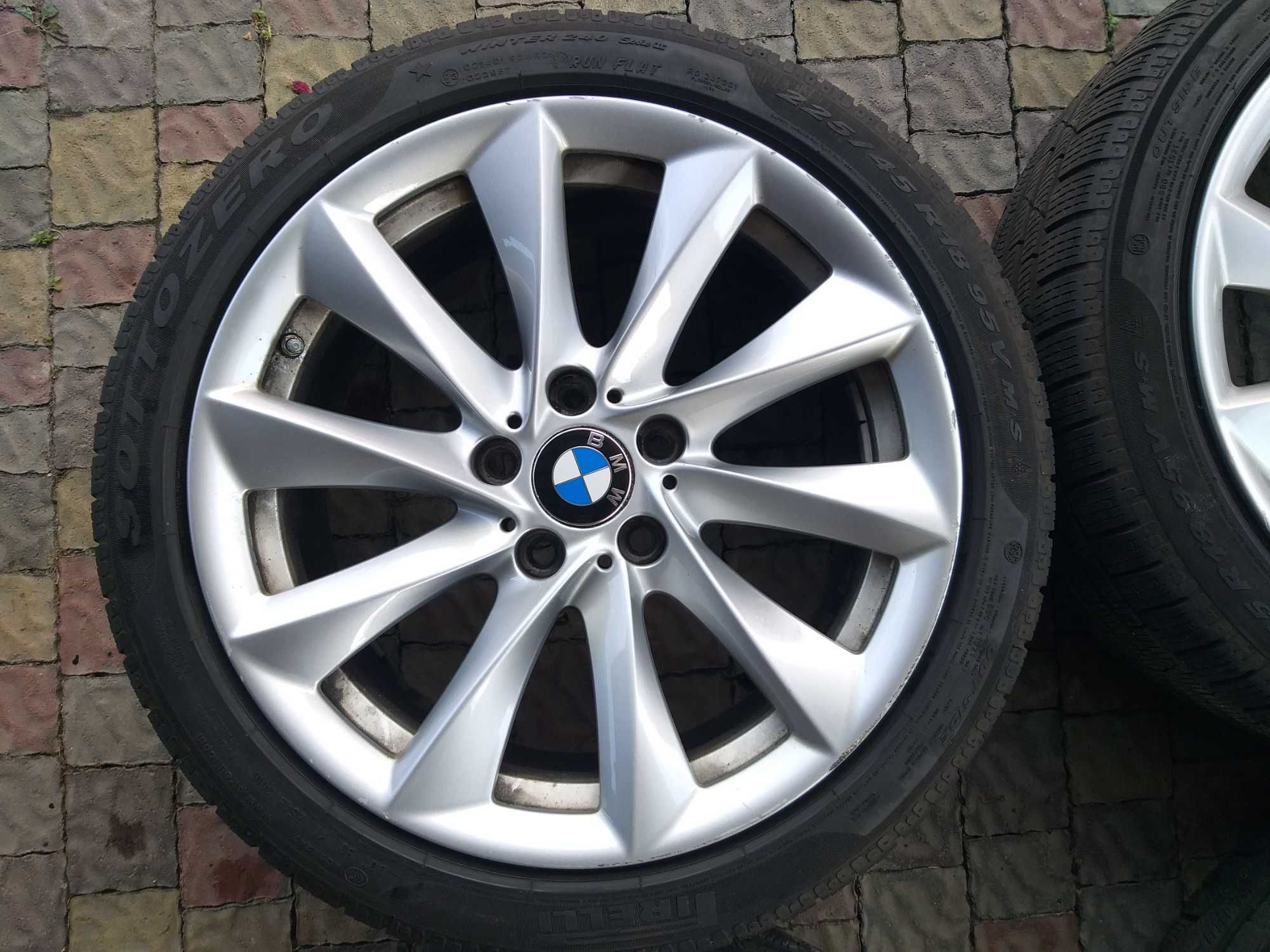 Зима Колеса Bmw F30 F32 F34 F36 диски титани с резиной 225 45 R18 БМВ