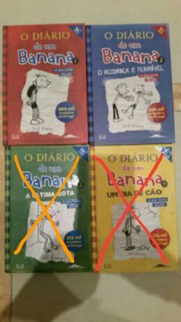 Diário de um banana e O Capitão Cuecas de Dav Pilkey