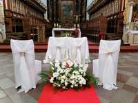 Dekoracje ślubne, dekorację kościoła, dekoracje na każdą kieszeń