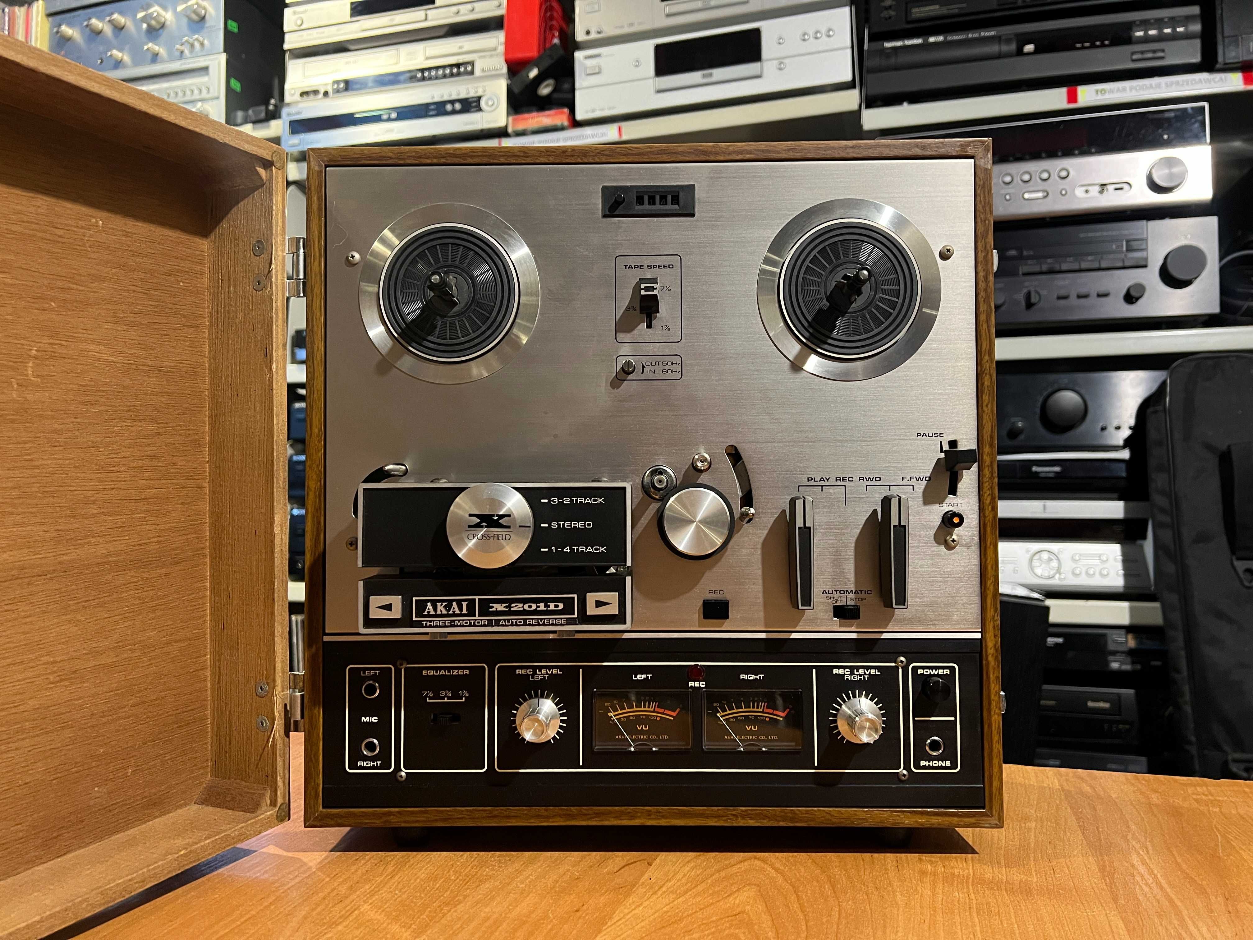 Magnetofon szpulowy Akai X-201D, Audio Room