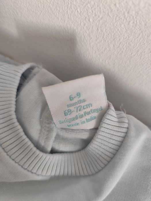 Fato treino tamanho 6-9M