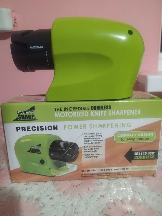Беспроводная точилка для ножей и ножниц swifty sharp