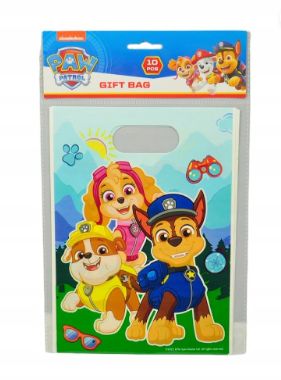 Torebki foliowe prezentowe  PSI PATROL 10 SZTUK