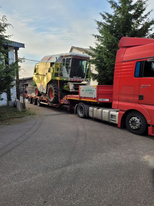 Transport maszyn  kombajny koparki nienormatywnych