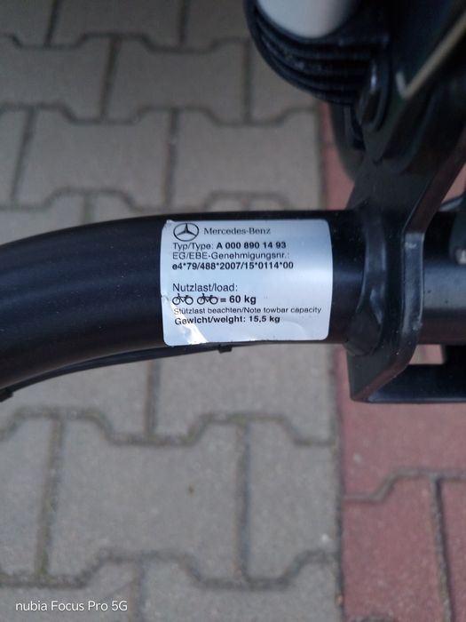 Bagażnik rowerowy Mercedes Benz