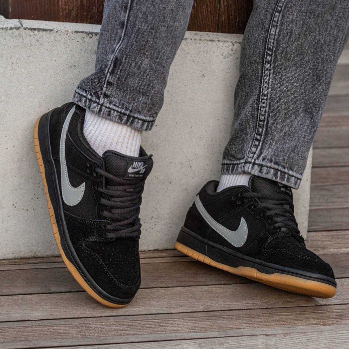 Унисекс замшевые кроссовки Nike SB Dunk Low Fog замшеві найк данк фог