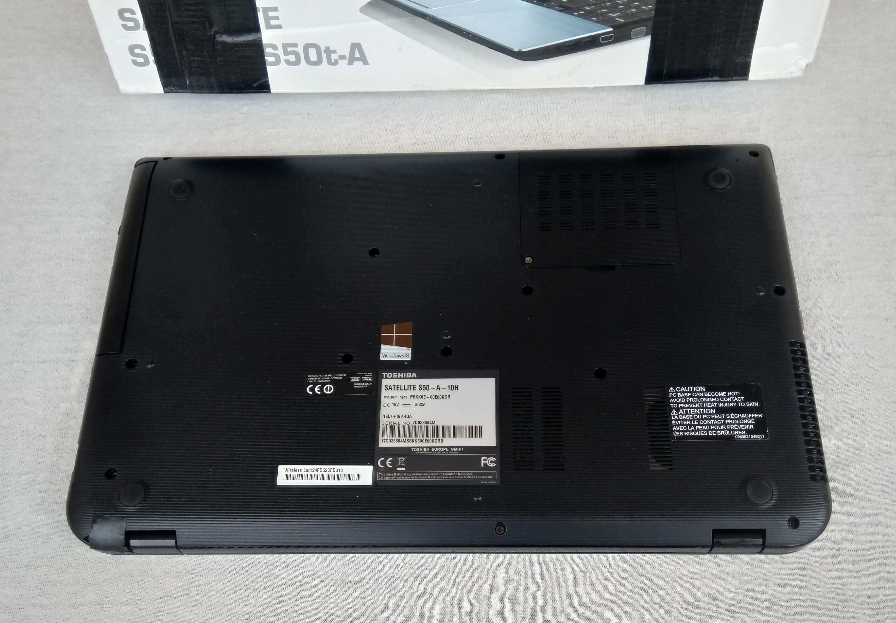 Toshiba Satellite S50-A /15,6"/ i7/ SSD120GB+HDD500GB/ RAM8GB/ GT740M