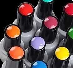 48 pcs Identificadores cores / Exposição de cores