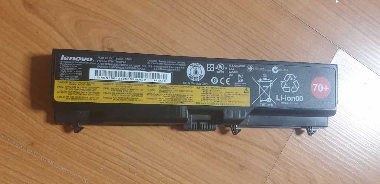 Батарея ноутбука Lenovo T530. БУ оригинал. Износ 15%..