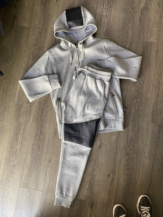 Зимовий чоловічий костюм XXL philipp plein флісовий теплий мужской