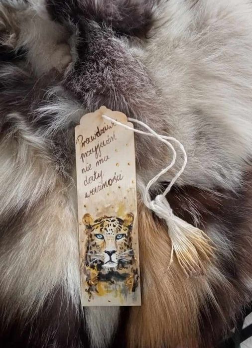 Ręcznie malowana zakładka do książek