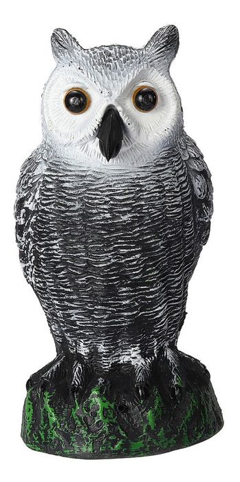 SOWA SOLARNA LED#odstraszacz# zwierząt ptaków