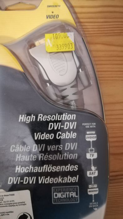 Philips DVI to DVI kabel 1,5 m