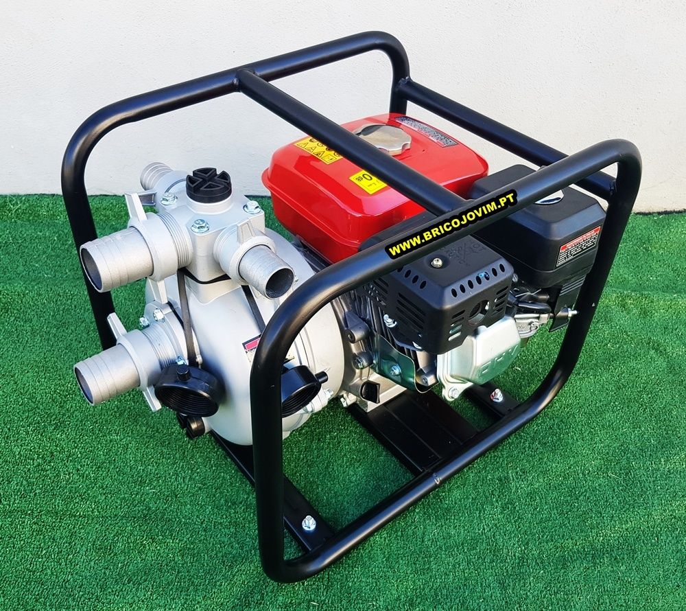 Motobomba Alta Pressão -Motor 6.5cv - 55Mts Impulsão- Combate Incêndio
