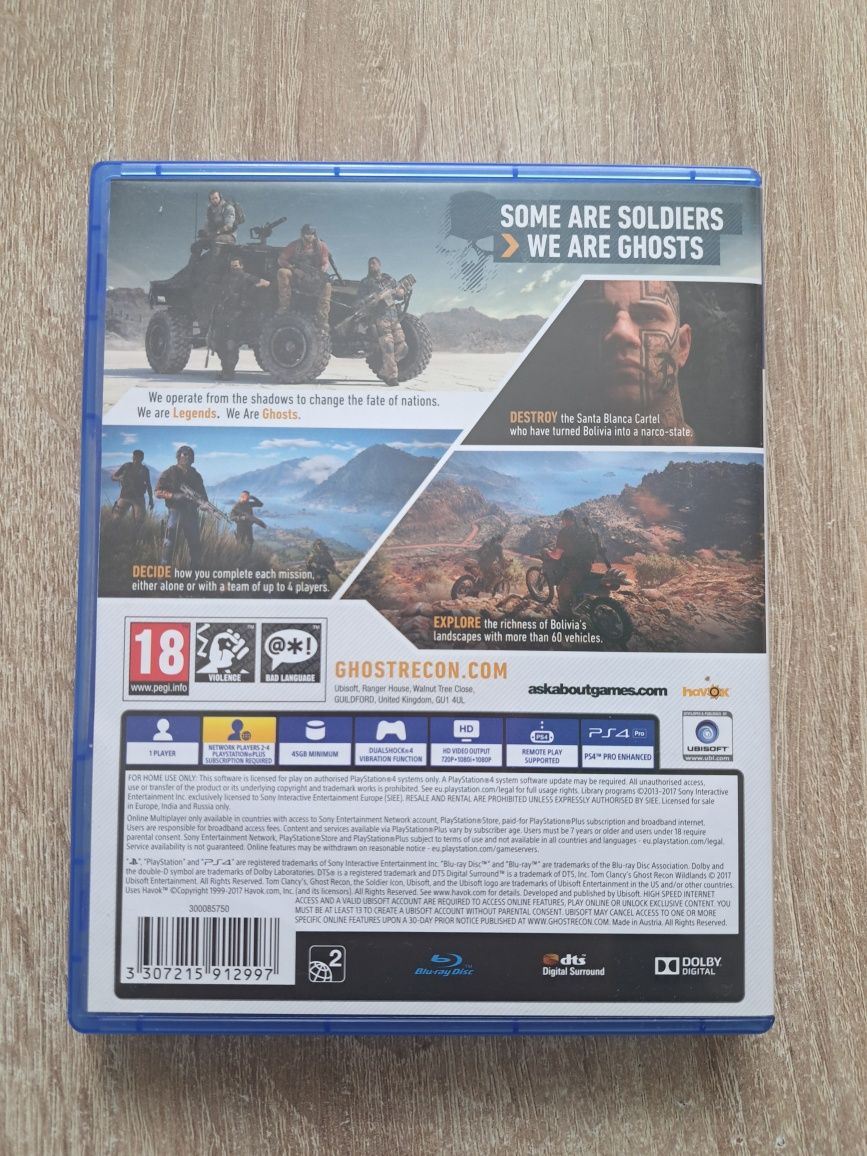 PS4/PS5 Tom Clancy's Ghost Recon Wildlands