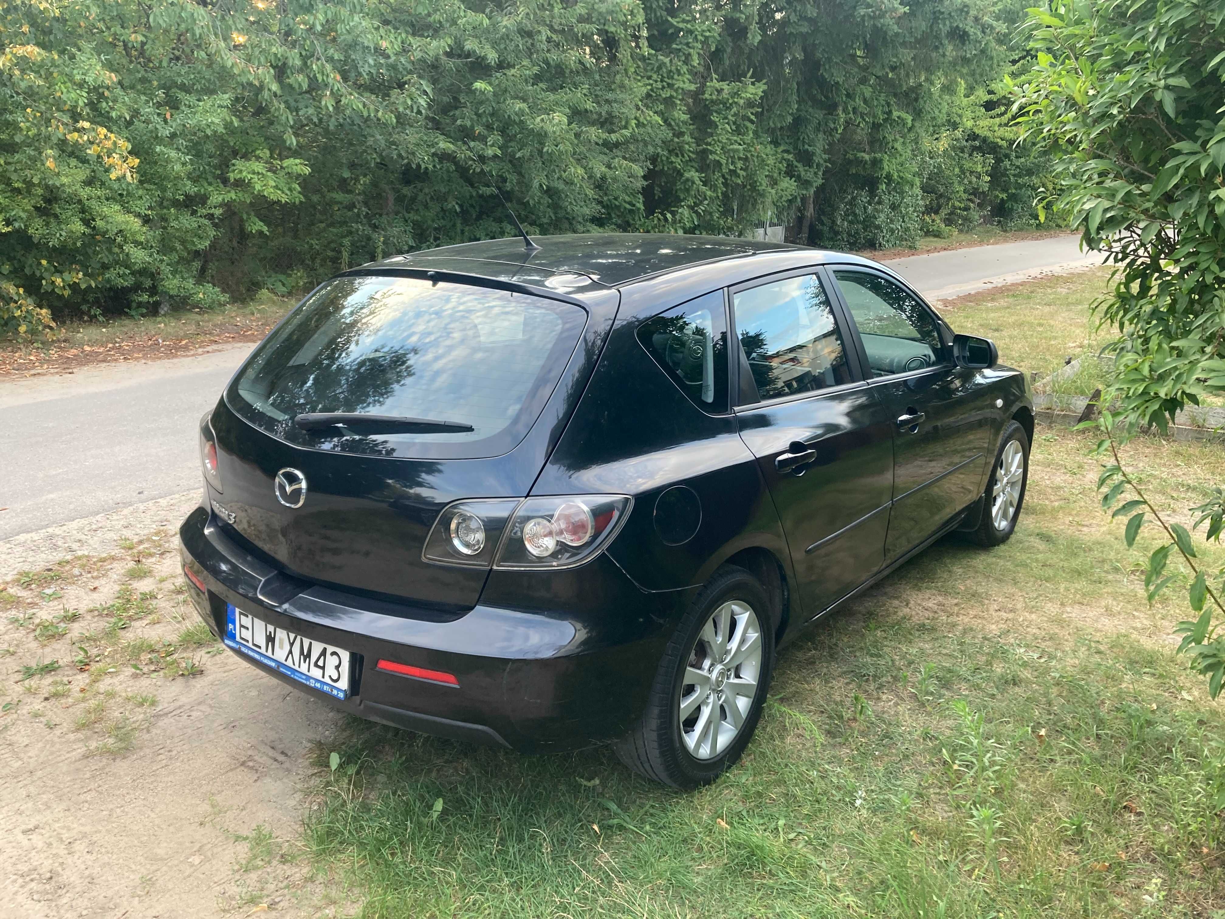 Mazda 3 benzyna 1.6 2007 r. klima, opony zimowe