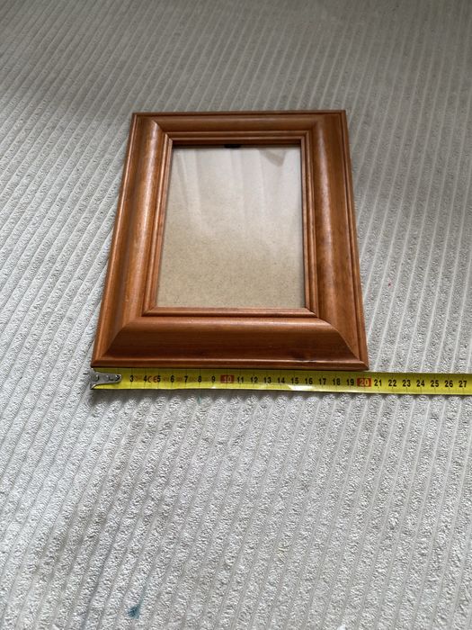 Drewniana ramka na zdjęcie Vintage