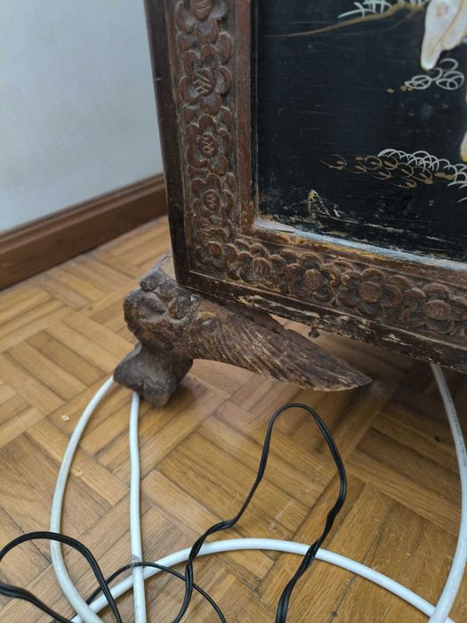 Arca Cânfora oriental com embutidos de madreperola