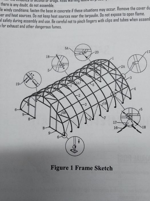 Hala  12x18x6,1m  Namiot Łukowy Budowlany Magazynowy Przemysłowy