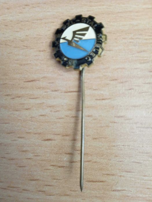 STAL Mielec unikalna wpinka-odznaka klubu FKS STAL Mielec z lat 70/80