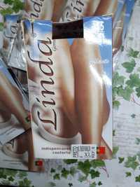 5 pares collants XL , cor preto