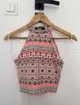 Crop top w stylu boho