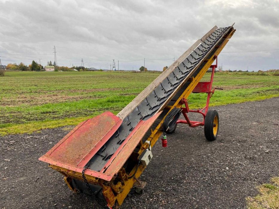 Przenośnik taśmowy 6m taśmociąg Miedema  do ziemniaków warzyw zrębki