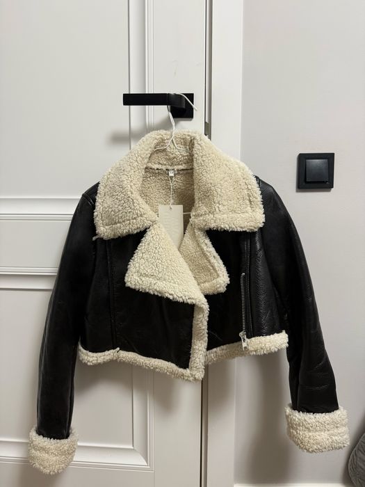 Укорочена дублянка zara