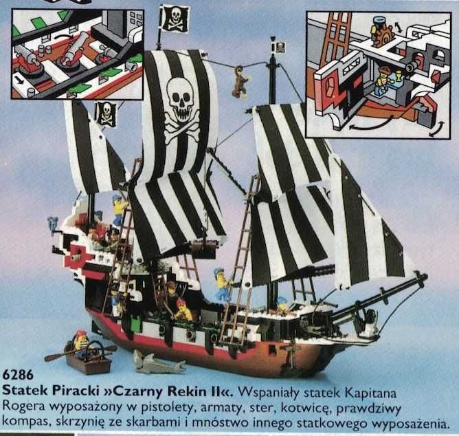 LEGO Pirates 6286  Skull's Eye Schooner z 1993 r.