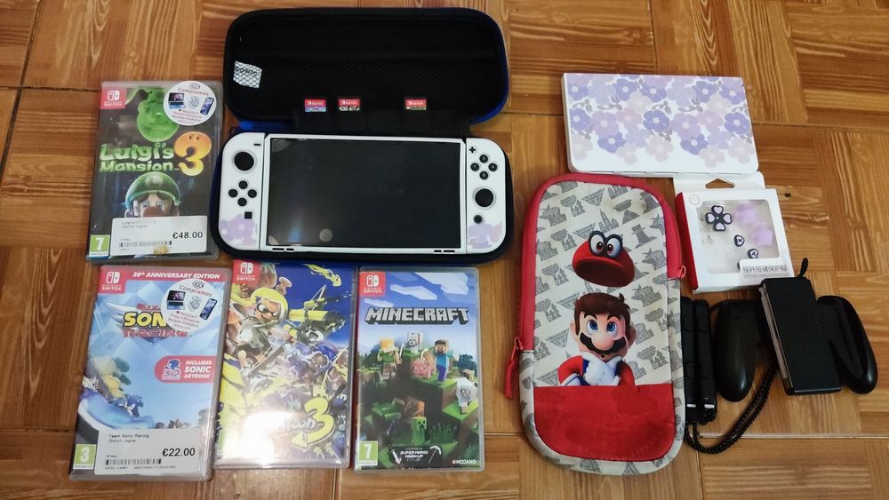 Nintendo switch com jogos